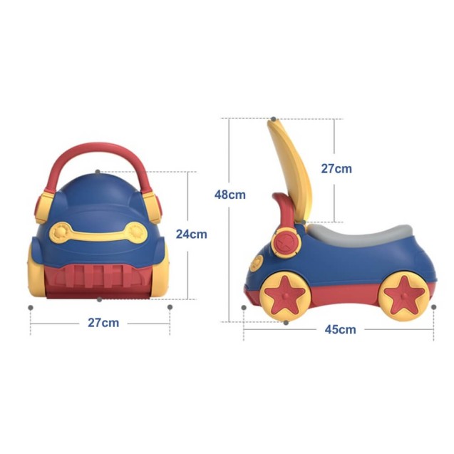 Γιογιό-Κάθισμα Bebe Stars Car Grey 74-186