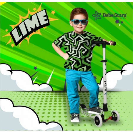 Πατίνι Bebe Stars X-Ride Lime 661-174