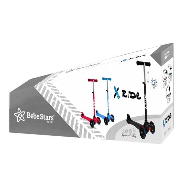 Πατίνι Bebe Stars X-Ride Black 660-188