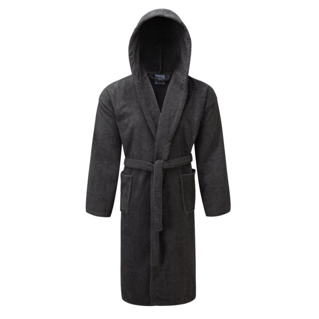 Μπουρνούζι με Κουκούλα ΚΟΜΒΟΣ Bathrobe Grey