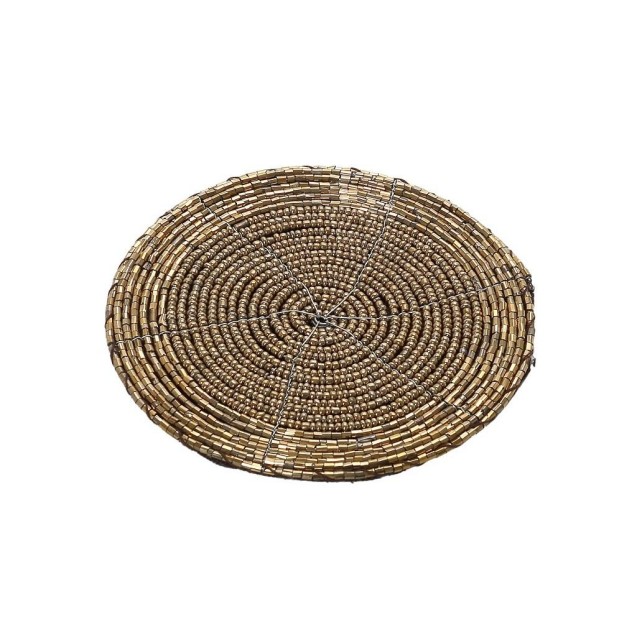 Σουβέρ Espiel Στραγγυλό Χρυσό YRA118K6 10εκ