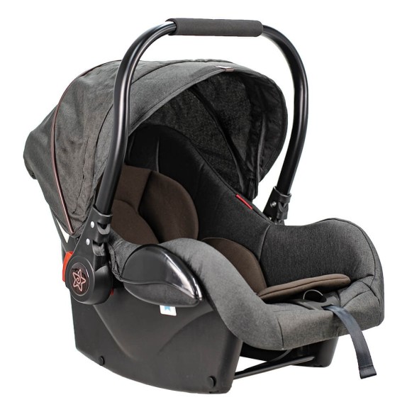 Κάθισμα Αυτοκινήτου Bebe Stars Baby Plus Graphite 007-189...