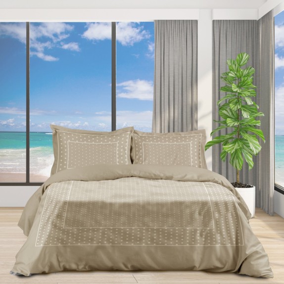 Σετ Παπλωματοθήκη King Size 3 Τεμαχίων Makis Tselios...