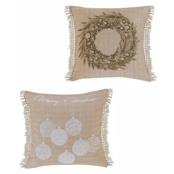 Μαξιλαροθήκη Διακόσμησης Kentia Snow 220 50x50