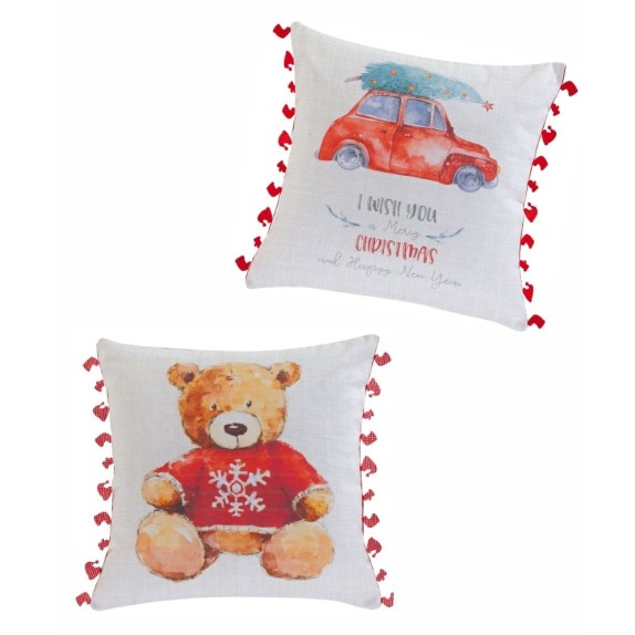 Μαξιλαροθήκη Διακόσμησης Kentia Snow 224 50x50