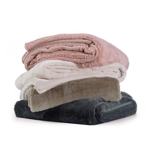 Κουβέρτα Γούνινη Υπέρδιπλη Nef-Nef Warmer Ecru...