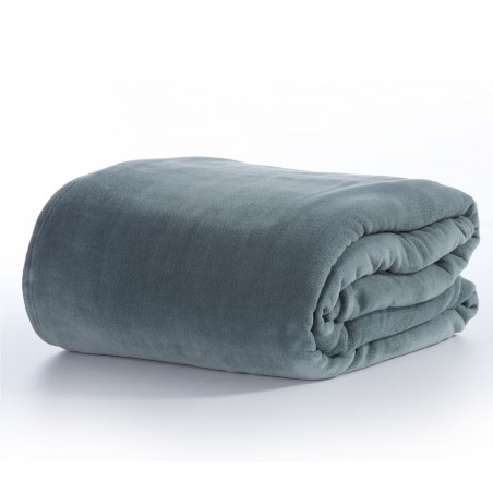 Κουβέρτα Fleece Υπέρδιπλη Nef-Nef Cosy Dusty Blue 220x240