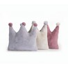 Βρεφικό Μαξιλάρι Διακόσμησης Nef-Nef Baby Crown Ecru 40x40