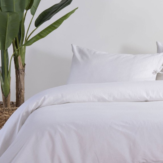 Σεντόνι Υπέρδιπλο Nef-Nef Cotton-Linen Ecru 240x270