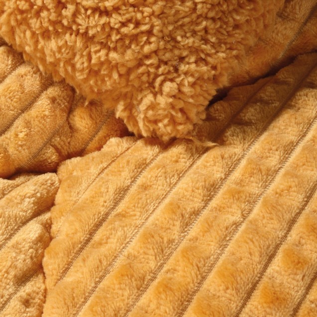 Κουβερτοπάπλωμα Υπέρδιπλο με Γούνα Sherpa Das...