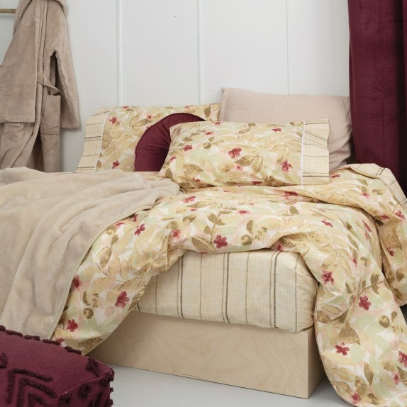 Σετ Παπλωματοθήκη Μονή 2 Τεμαχίων Palamaiki CB2079 170x250