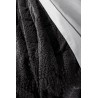 Σετ Κουβέρτα Γούνινη Υπέρδιπλη 2 Τεμαχίων Guy Laroche Crusty Black 220x240