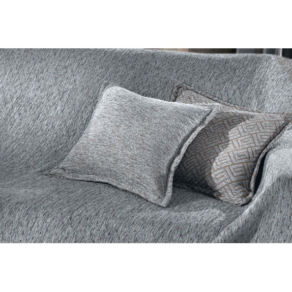 Μαξιλαροθήκη Διακόσμησης Guy Laroche Libra Grey 50x50