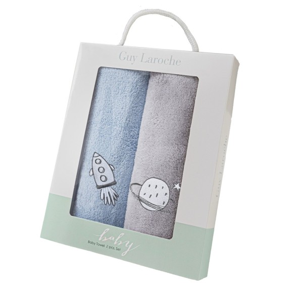 Σετ Βρεφικές Πετσέτες 2 Τεμαχίων Guy Laroche Baby Towels...