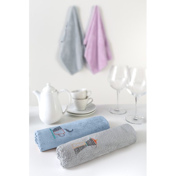 Σετ Πετσέτες Κουζίνας 2 Τεμαχίων Guy Laroche Gourmet...