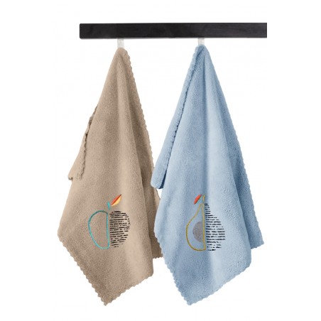 Σετ Πετσέτες Κουζίνας 2 Τεμαχίων Guy Laroche Gourmet Kitchen Set 15 35x50