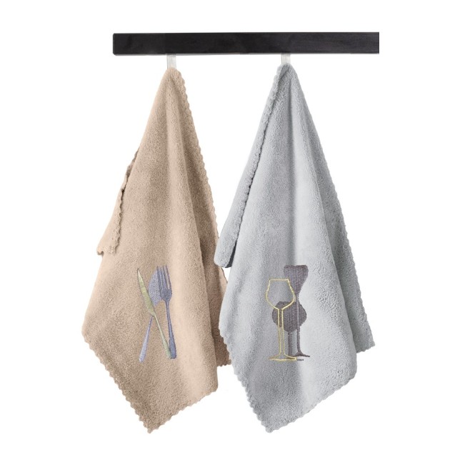 Σετ Πετσέτες Κουζίνας 2 Τεμαχίων Guy Laroche...