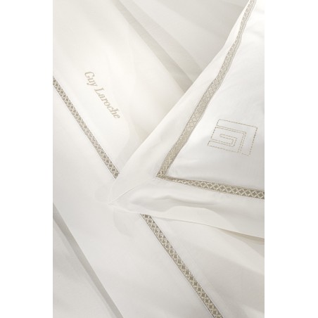 Σετ Παπλωματοθήκη King Size 3 Τεμαχίων Guy Laroche Blend Ecru-Ivory 260x260