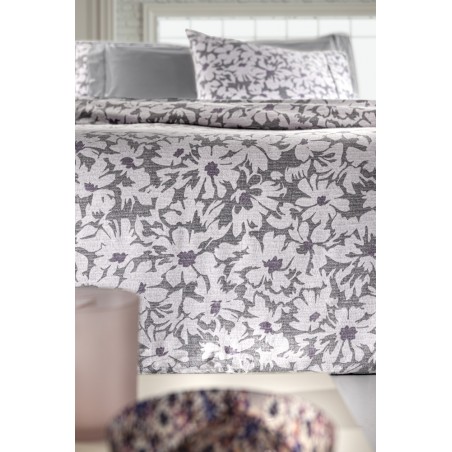 Σετ Παπλωματοθήκη Φανελένια Υπέρδιπλη 3 Τεμαχίων Guy Laroche Martin Grey 225x245