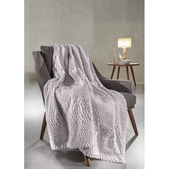 Σετ Διακοσμητικό Γούνινο Ριχτάρι Τριθέσιου και...