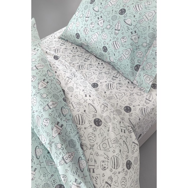 Σετ Παιδικά Σεντόνια Μονά 3 Τεμαχίων Guy...