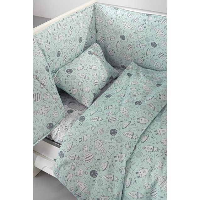 Σετ Κούνιας 3 Τεμαχίων (Πάντα, Παπλωματοθήκη,...