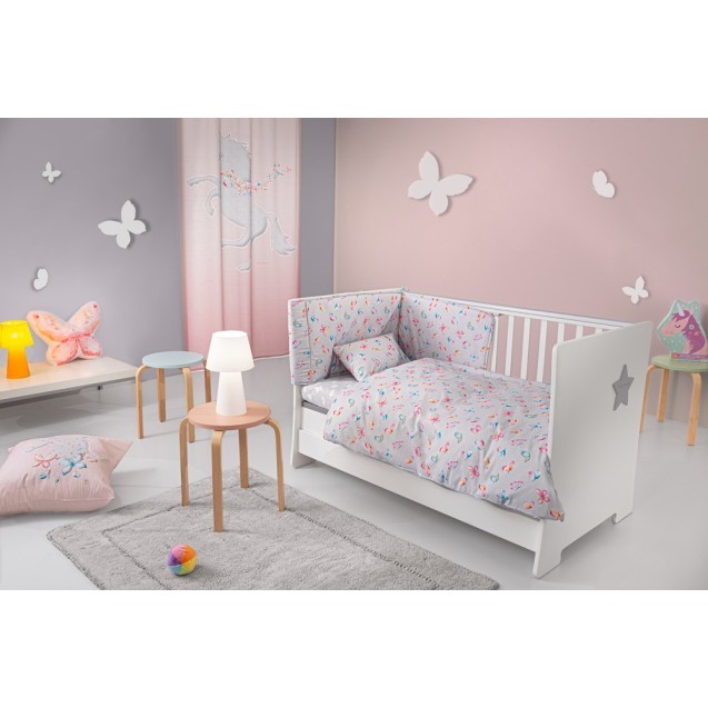 Σετ Κούνιας 3 Τεμαχίων (Πάντα, Παπλωματοθήκη,...