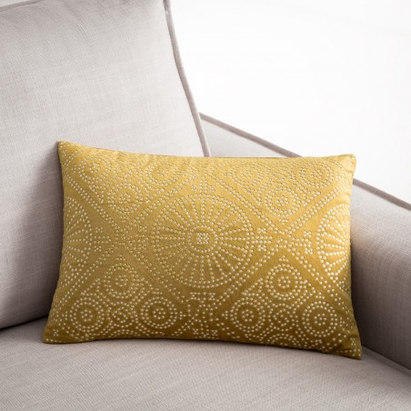 Μαξιλαροθήκη Διακόσμησης Gofis Home Cressida Champagne Green 139/37 30x45