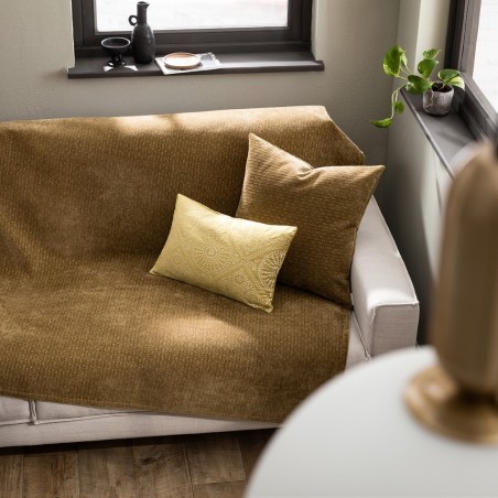 Μαξιλαροθήκη Διακόσμησης Gofis Home Cressida Champagne Green 139/37 30x45