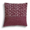 Μαξιλαροθήκη Διακόσμησης Sb Home Krizia Bordo 40x40