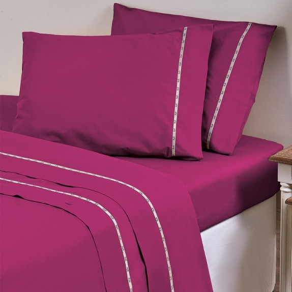 Σετ Μαξιλαροθήκες 2 Τεμαχίων 19V69 Colori Fuschia 50x70