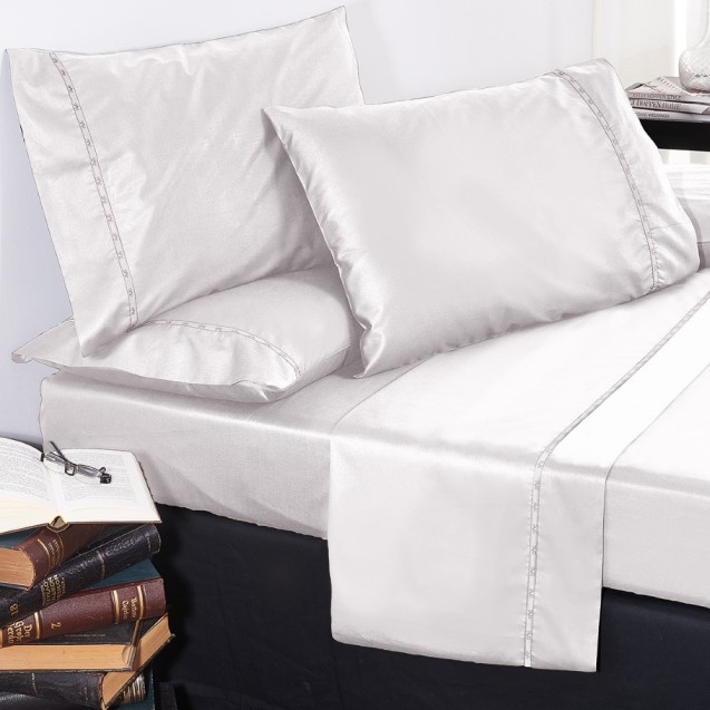 Σεντόνι King Size 19V69 Colori Bianco 250x280