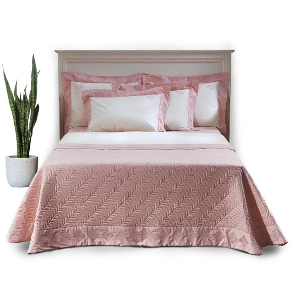 Σετ Σεντόνια King Size 4 Τεμαχίων 19V69 Imperia Pink 240x270