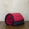 Πάπλωμα Υπέρδιπλο Nima Abalone Ruby Red / Black 220x240
