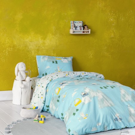 Σετ Παπλωματοθήκη Μονή 2 Τεμαχίων Nima Schluffy 160x240