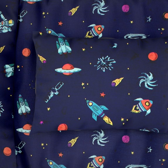 Βρεφική Μαξιλαροθήκη Dimcol Space 189 Blue 35x45