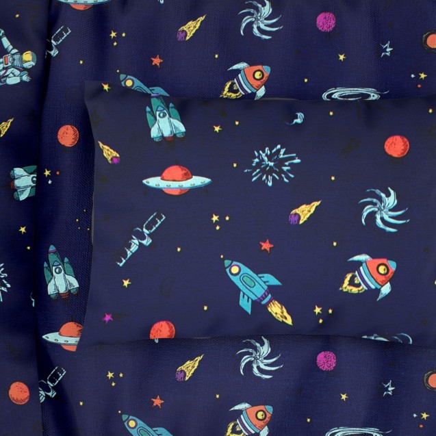 Βρεφική Μαξιλαροθήκη Dimcol Space 189 Blue 35x45