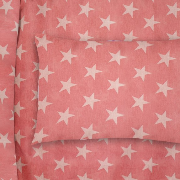 Βρεφική Μαξιλαροθήκη Dimcol Star 34 Coral 35x45