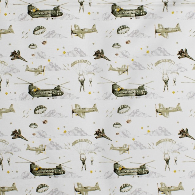 Πάνα Χασέ Dimcol Airforce 196 White-Khaki 80x80