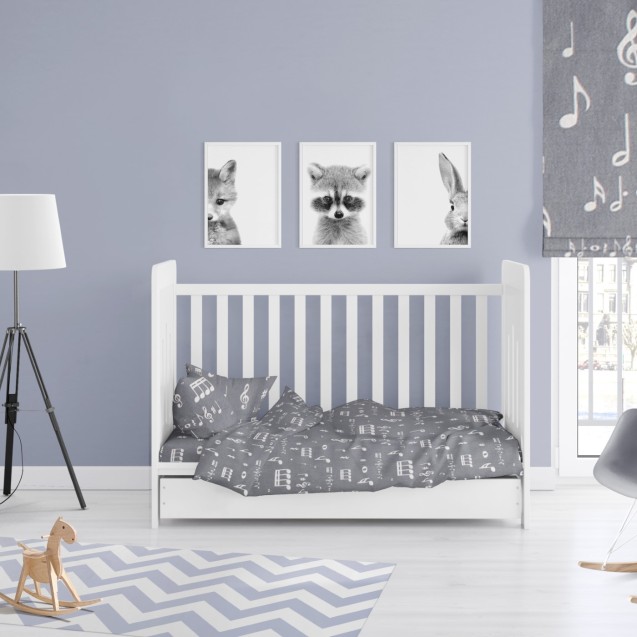 Σεντόνι Κούνιας με Λάστιχο Dimcol Πεντάγραμμο...