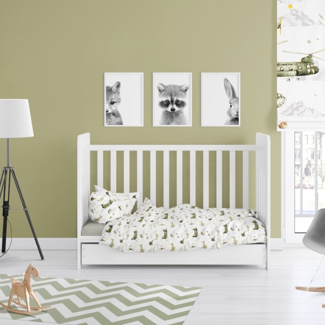 Σεντόνι Κούνιας με Λάστιχο Dimcol Airforce 196...