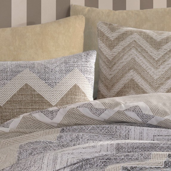 Μαξιλαροθήκη Dimcol Αθηνά 406 Beige 50x70