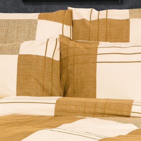 Μαξιλαροθήκη Dimcol Κίρκη 437 Golden Beige 50x70