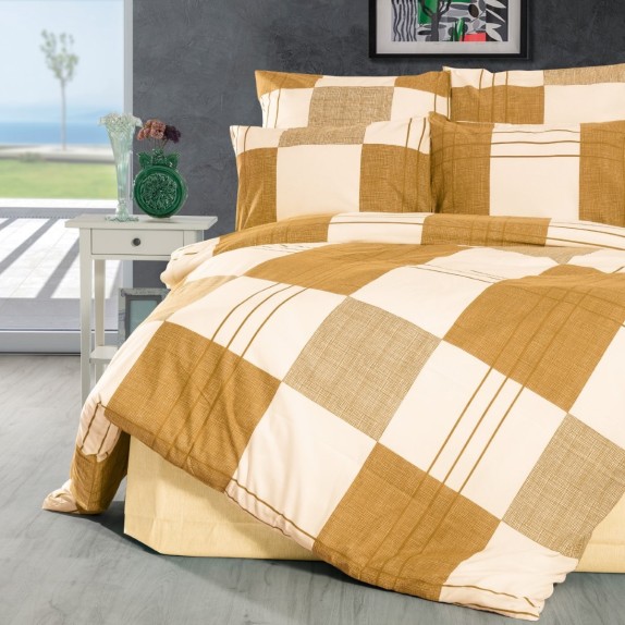 Πάπλωμα Υπέρδιπλο Dimcol Κίρκη 437 Golden Beige 220x240