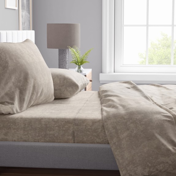 Παπλωματοθήκη Μονή Dimcol Shadow 12 Mocha 160x240