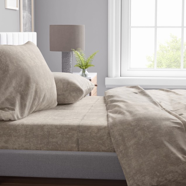 Παπλωματοθήκη Υπέρδιπλη Dimcol Shadow 12 Mocha...