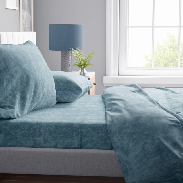 Σεντόνι King Size Dimcol Shadow 16 Petrol 240x270