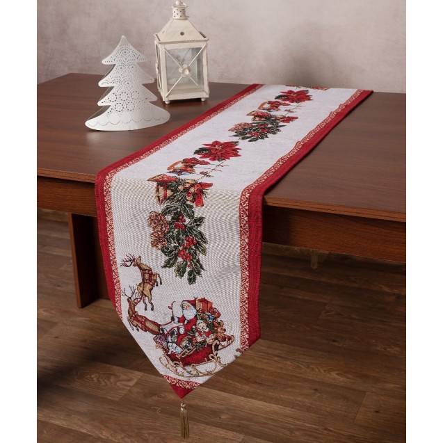  Χριστουγεννιάτικο Runner Silk Fashion W355 35x175