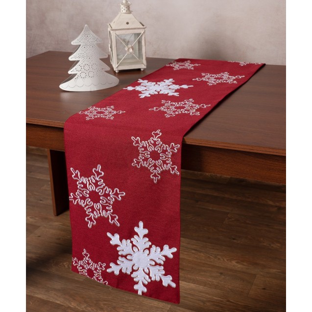 Χριστουγεννιάτικο Runner Silk Fashion NW348...