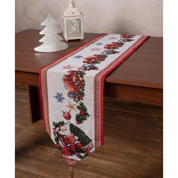  Χριστουγεννιάτικο Runner Silk Fashion W356 35x175